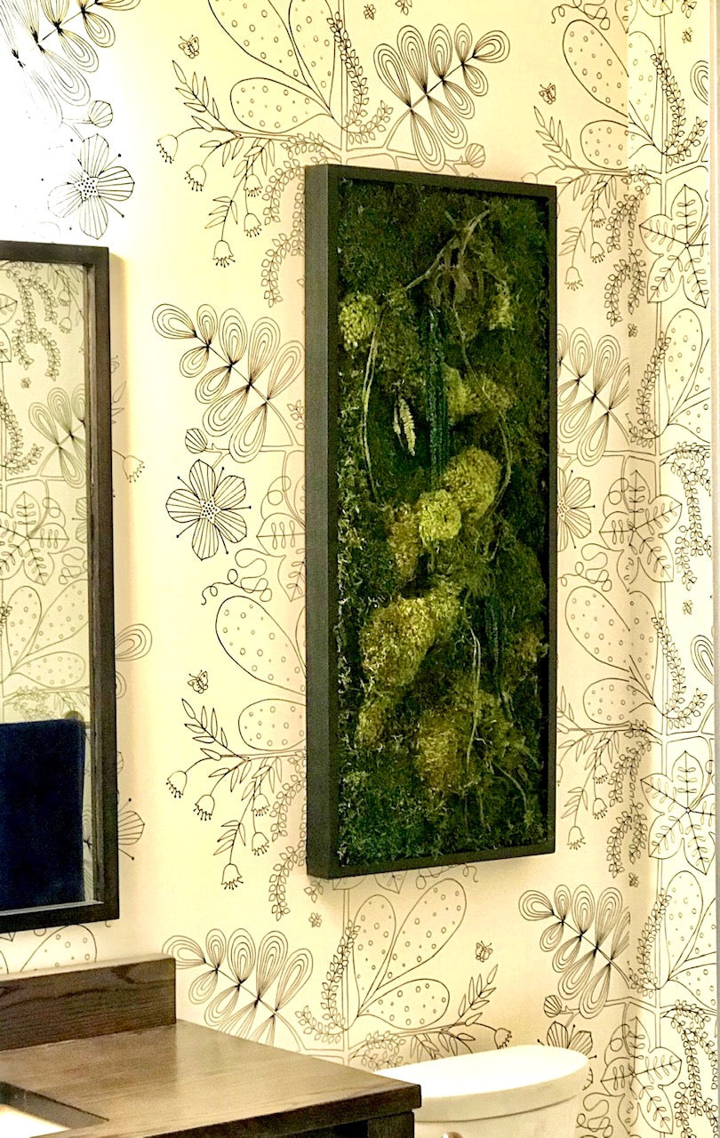 Custom Made Moss Wall Art Frame (Pre-made) – NaturelyBox